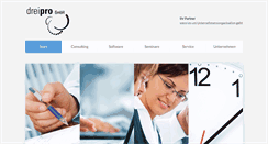 Desktop Screenshot of dreipro.de